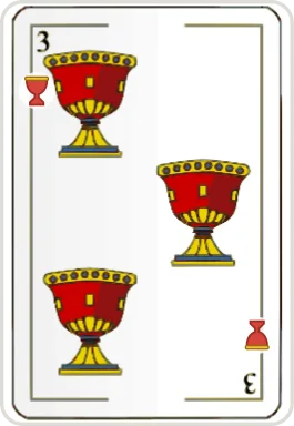 Tres de copas